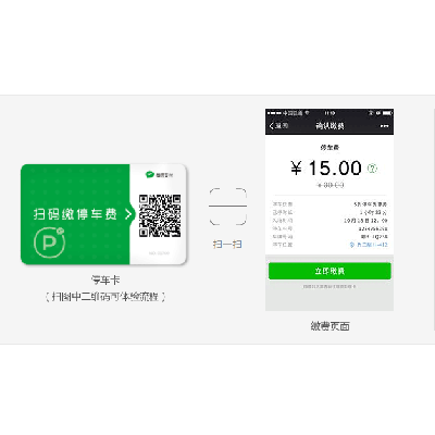 智慧停車場微信支付系統(tǒng)
